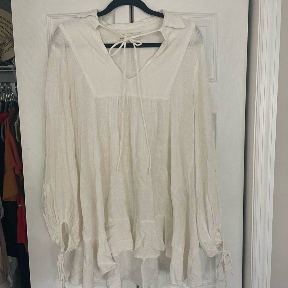 Long shirt dress or beach coverup!
